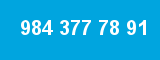 984 377 78 91 984 377 78 91
